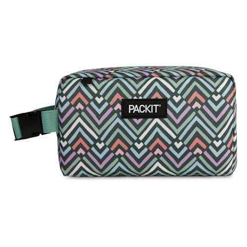 PackIt Freezable Snack Box, Diamond Chevron
