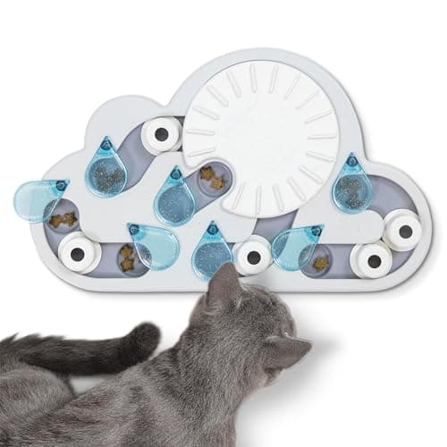 Catstages Nina Ottosson Rainy Day Puzzle & Play Cat Toy Treat Puzzle, 14"