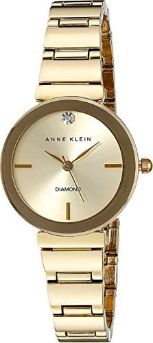 Anne Klein Women's Genuine Diamond Dial Bracelet Watch