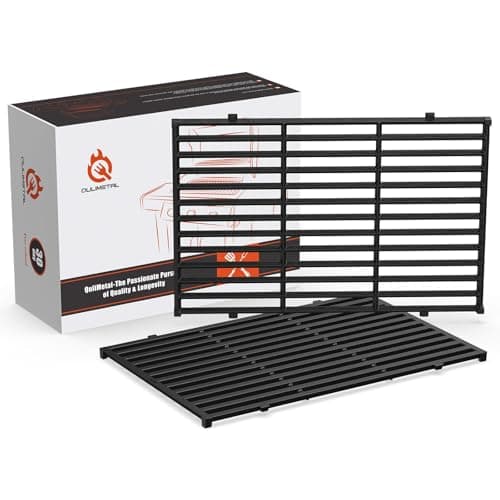 QuliMetal 7638 7639 Grill Grates Replacement for Weber Spirit 300 Series,Grill Parts for Spirit E/S310 E/S315 320 330 SP320,Spirit 700,Genesis 1000-3500,Gold & Silver B/C Gas Grill