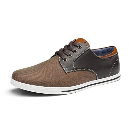 Bruno Marc Men's Oxfords Sneakers Casual Dress Shoes,Size 10.5,Dark/Brown,RIVERA-01
