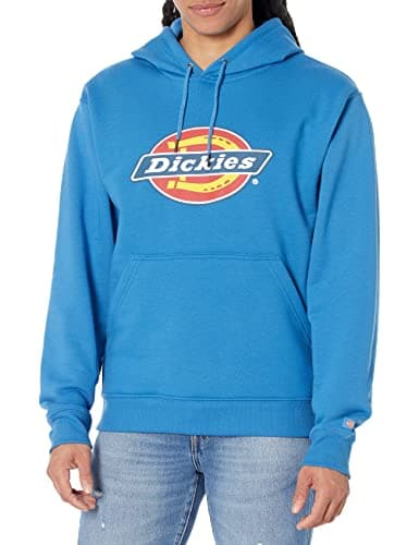 Dickies Men's Tricolor DWR Pullover Fleece, VALLARTA BLUE, 2X
