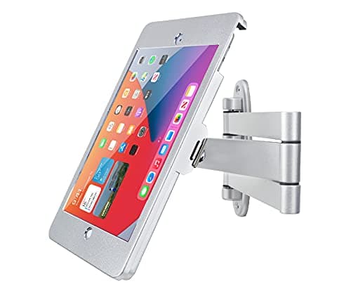 WeSTRUGGLE Wall Mount Bracket with fold Security Lock &Key for iPad 10.2"