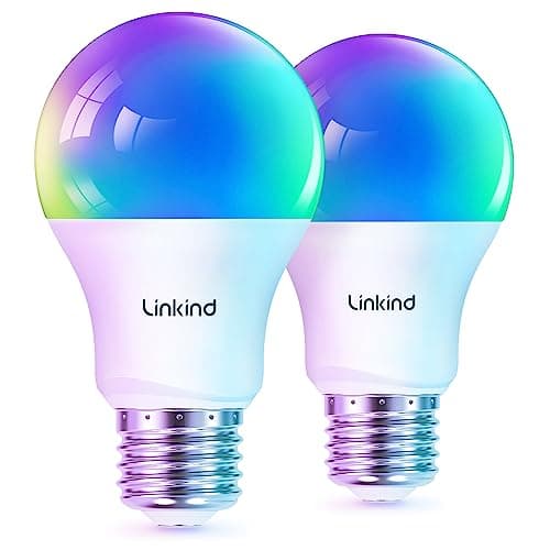 Linkind Matter Smart Light Bulbs, Work with Apple Home, Alexa, Siri, Google