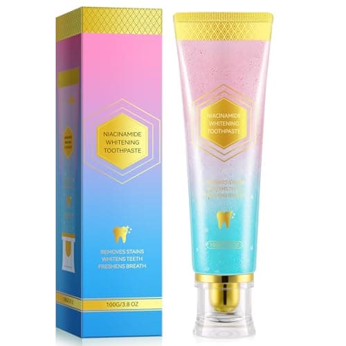 Niacinamide Whitening Toothpaste, Nicotinamide White Toothpaste, Gentle Care Deep Stain Removal, Improves Gum Health, Protects Tooth Enamel, Fresh Breath