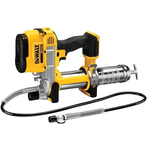 DEWALT Grease Gun 20V MAX, Cordless Electric Grease Gun 42” Hose, 10,000 PSI, Variable Speed Triggers, Tool Only (DCGG571B)