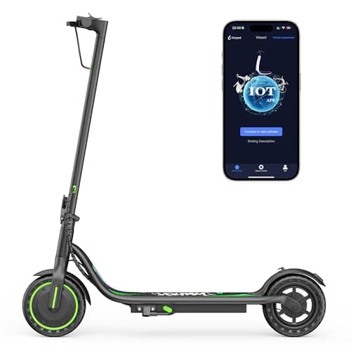 VOLPAM Adult Electric Scooter, 350W/500W/800W Powerful Motor, 8.5"/10"/11'' Solid Tires, 19/21/31Mph, 32/28/23/21/18/16Miles Max Range, Dual Braking