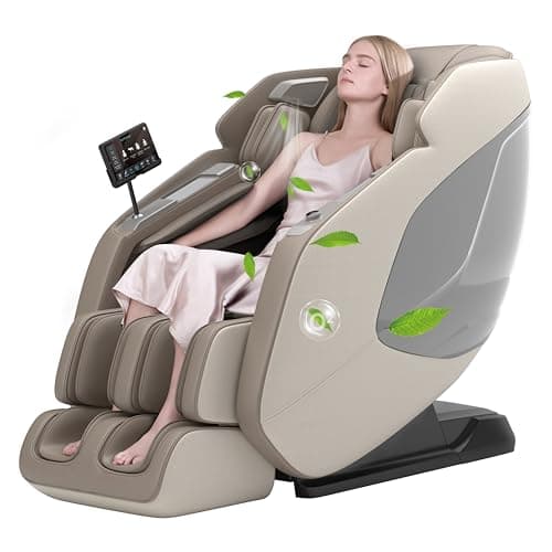 Real Relax 4D Massage Chair Full Body Zero Gravity SL Track Recliner