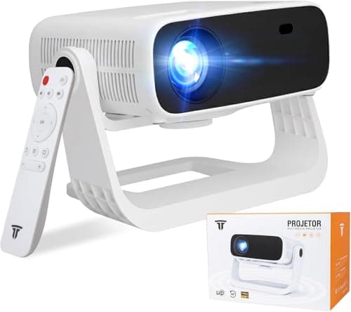 Wielio 2026 Smart Projector Android TV with WiFi 6 and Bluetooth 5.0