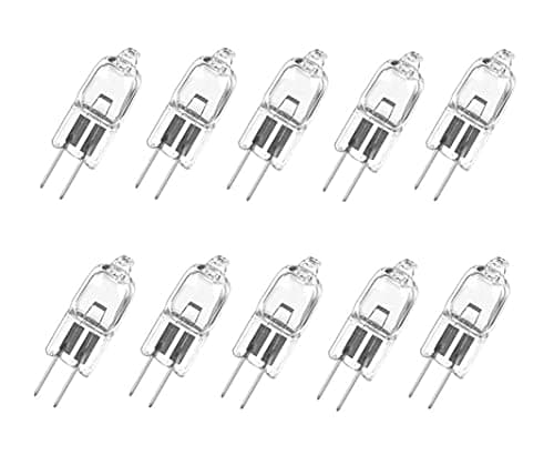 10x G4 6V 10W/20W Halogen Light Bulbs 6 Volt 10/20 Watt Dimmable 2700K for Landscape/Desk Lamp (20, watts)
