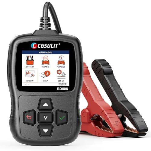 Car Battery Tester 12V/24V 20–2000CCA Automotive Battery Load Tester with Cranking & Alternator Test, 10-220Ah Pro Analyzer for Car Motorcycle Heavy Duty Truck SUV RV, Avoid Breakdown & Winter Ready