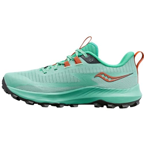 Saucony Women's Peregrine 13 Sneaker, Sprig/Canopy, 6