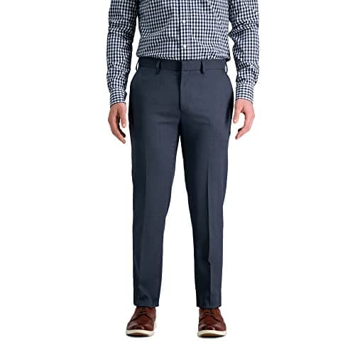 Haggar Men's Smart Wash Performance Slim Fit Suit Separates-Pants & Jackets, Ink-Pant, 30W x 32L