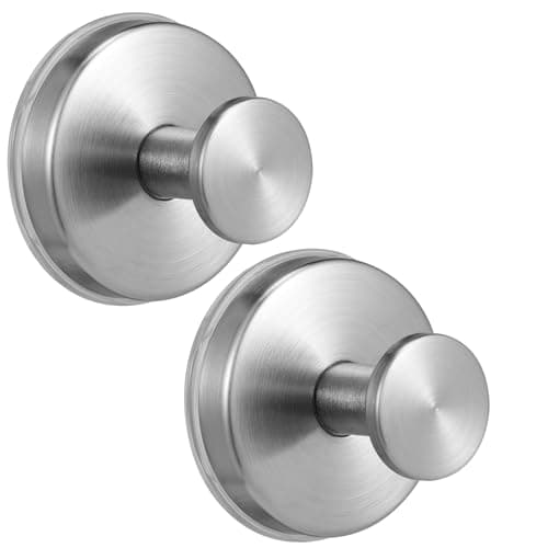 warlve 15lb Large Suction Cup Hooks for Shower, No-Drill Towel Hooks