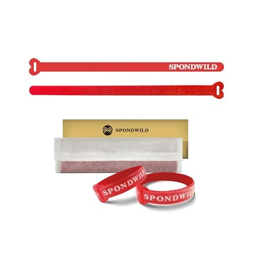 SPONDWILD 9.8 Inch Reusable Cable Ties, Adjustable Multi-Purpose Wire Ties