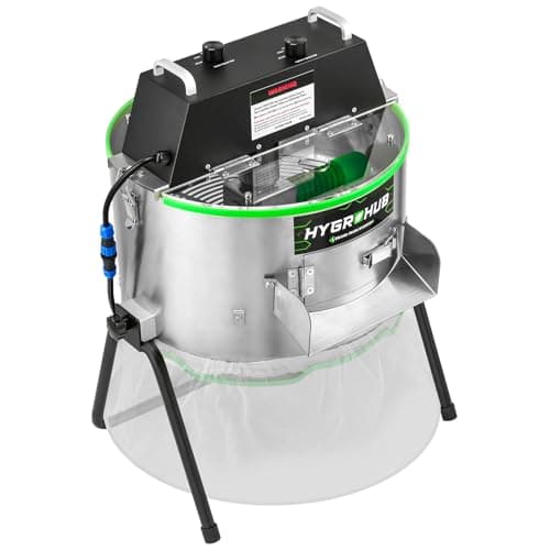 Bud Trimmer 14 inch, Electric Leaf Bowl Trimming Machine, No Plant Damage for Twist Spin Cutting Stripping Leaves, Buds, Flowers, Hydroponic Plants, Weeds, Herb, with Dry Grate