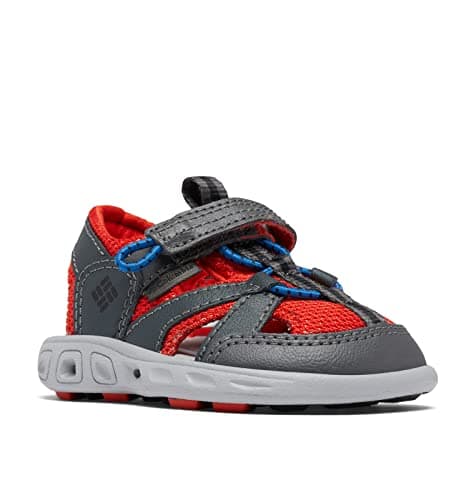 Columbia Youth Boys Techsun Wave, Dark Grey/Spicy, 9