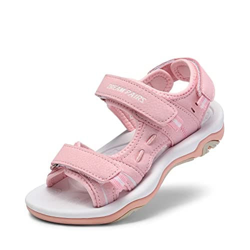 DREAM PAIRS Boys Girls Sandals Kids Athletic Summer Sports Water Shoes for Toddler/Little Kid/Big Kid,Size 8 Toddler,Light/Pink,170891_K