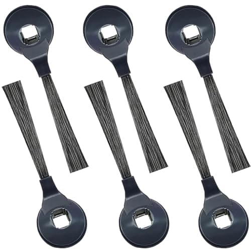 Tuxiaobu 6 Pack Replacement Parts Side Brushes Compatible with Shark IQ Robot RV1001AE(R101AE) RV1100 RV2011DRUS RV912S R100 Shark AI Robot AV2501S AV2501AE RV2502AE RV2001AE Vacuum Cleaner Brush