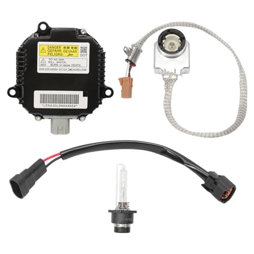 Xenon HID Headlight Ballast Control Unit with Igniter & D2S Bulb for Nissan Altima, 350Z, 370Z, Maxima, Murano, Rogue, G35, G37, FX35, QX56 - Replace# 28474-8991A, 28474-89904, NZMNS111LAN