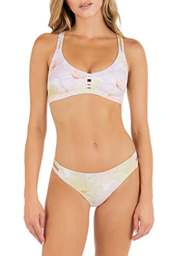 Hurley Womens Max Solid Mod Bikini Bottoms