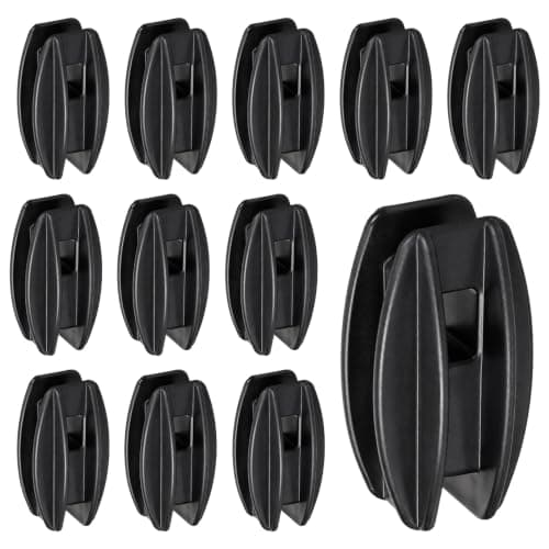 Electric Fence Wood Post Roller Insulators, 12 Pcs Plastic Donut Corner