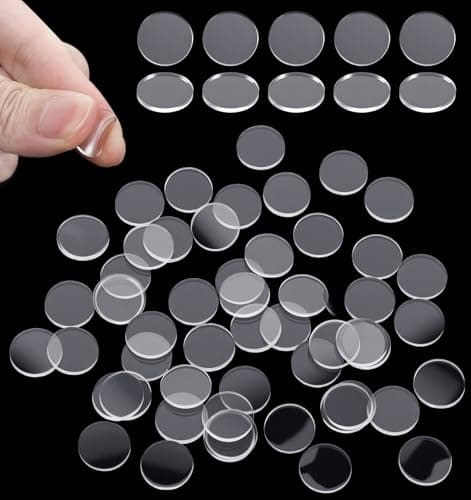 100 Pcs Anti-Slip Pad, Clear Glass Table Anti Collision Pads, Shock Absorbing Buffer Pads for Furniture, Table Tops, Cabinets