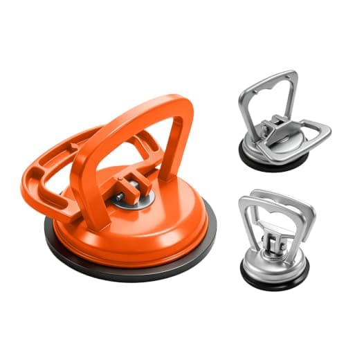 SPERQUEX Car Dent Puller, 3 Pack Dent Removal Tool, Car Handheld Puller Kit, Strong Suction Cup Dent Puller, Repair Kit for Car Body, Glass, Screen, Moving Objects (Aluminum Alloy)