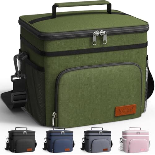 HOTOR Insulated Lunch Box Men Women Leak-Proof Cooler Lunch Bag 9L