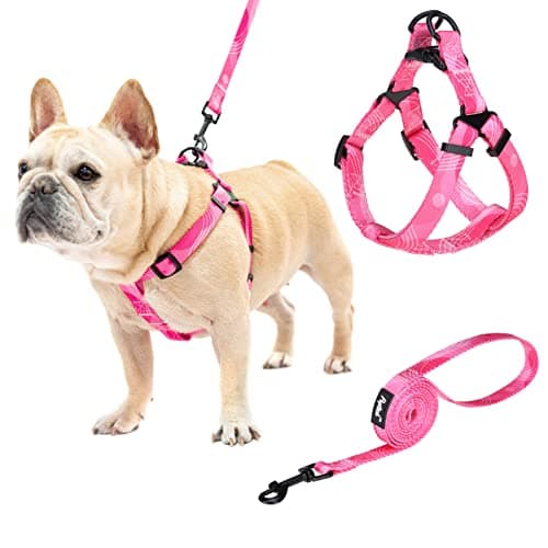 PUPTECK No Pull Dog Harness Medium Sized Step-in Adjustable Puppy Vest