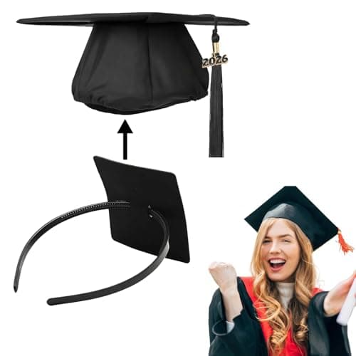 ZEYER Graduation Cap Headband for Women, Firm Anti-fall HairBand for Graduation Hat, Hat Accessories for Graduates, Students Ideal For Graduation Ceremonies