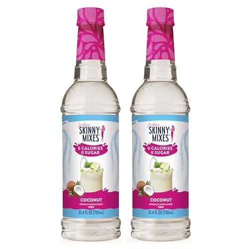Jordan's Skinny Mixes Coconut Syrup, Pack of 2, 25.4 fl oz
