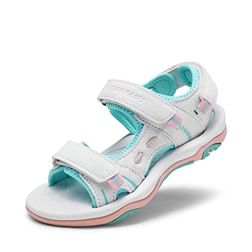 DREAM PAIRS Boys Girls Sandals Kids Athletic Summer Sports Water Shoes for Toddler/Little Kid/Big Kid,Size 8 Toddler,Blue/White,170891_K