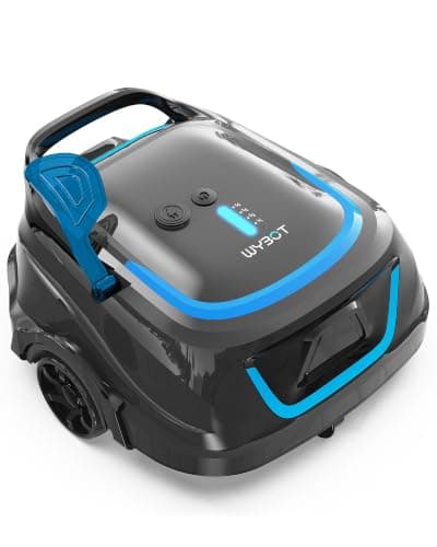 WYBOT A1 Cordless Pool Vacuum Robot for Above Ground Pool, Deep BlackGrey