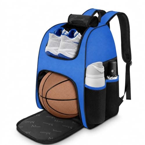 MATEIN Soccer Backpack for Boy, Basketball Bag with Ball & Shoe Compartment