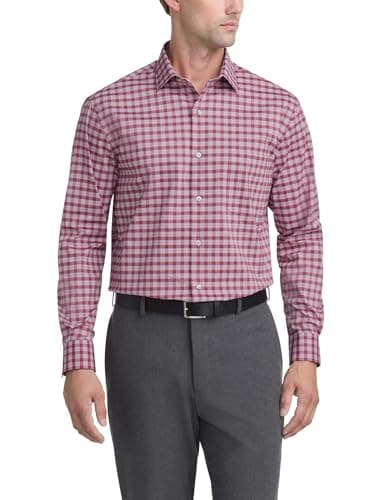 Van Heusen Men's Dress Shirt Regular Fit Everyday Defense Stretch