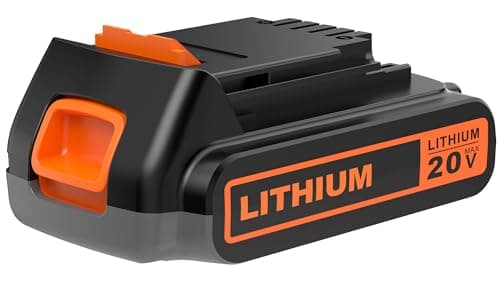 BULL-TECH 20 Volt MAX 2.0Ah Replacement for Black and Decker 20V Battery,Compatible with All Power 20V Black and Decker Power+ Tools