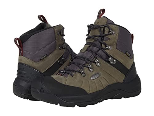 KEEN Men’s Revel 4 Mid Height Polar Snow Boot, Steel Grey/Magnet, 11 D (Medium) US