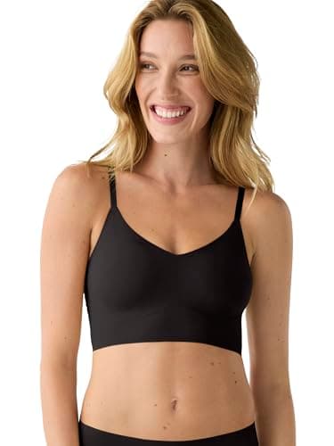 True & Co Body Lift Triangle Adjustable Strap Bra Black