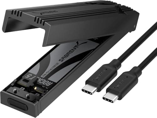 SABRENT USB-C NVMe Enclosure & Reader, M.2 PCIe SSD, 10Gbps (EC-PNVO)