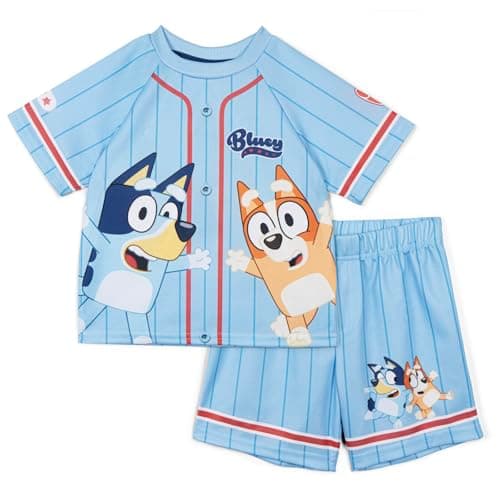 Bluey Infant Baby Boys T-Shirt and Shorts Outfit Set 12 Months