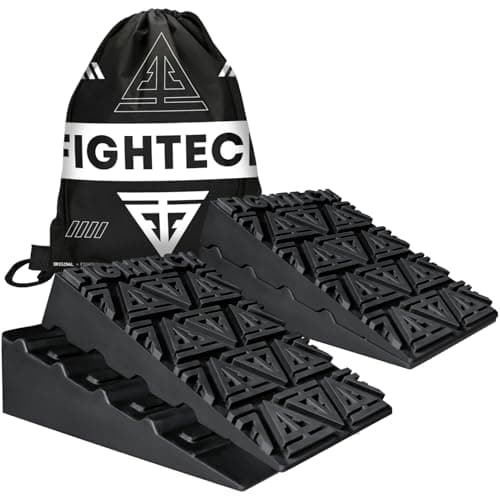 Natural Rubber Squat Wedge Block for Elevated Heel Squats and Deadlifts - 4 PCS - Improve Mobility, Balance, and Strength - 23° Max Incline - Non-Slip, Versatile Trainer Aid