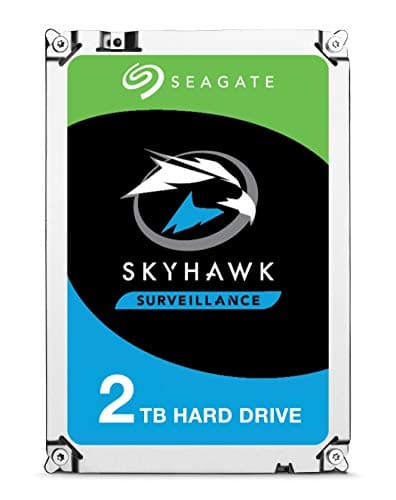 Seagate Skyhawk 2TB Internal Hard Drive, 3.5 Inch SATA 6Gb/s HDD for DVR & NVR Surveillance Systems, 24/7 Recording, Model ST2000VX007 (M. Refurbished)