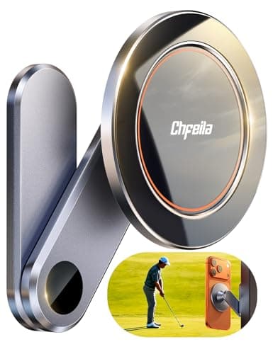 Chfeila Golf Cart Phone Holder Magnetic Mount [One Hand 360° Adjustable & 36X Strong Magnets] Golf Gifts for Men Dad Husband Fathers Day 2026, Golf Accessories for iPhone, Fits EZGO Yamaha Club Car