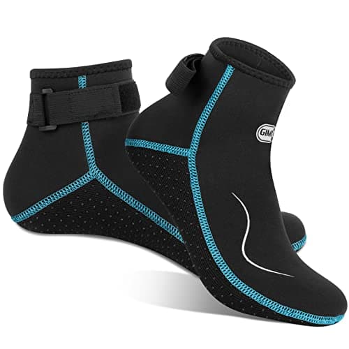 Gimilife Neoprene Socks, 3MM Water Socks for Women Men, Diving Wetsuit Sock for Beach Volleyball Snorkeling Surfing