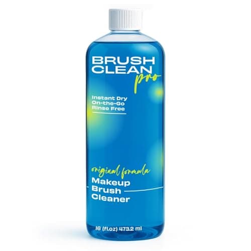 Original Vanilla Makeup Brush Cleaner - Professional Cleanser for Makeup Brushes - Quick-Drying, Rinse-Free Formula - Removes Stubborn Waterproof Make Up, 16 oz