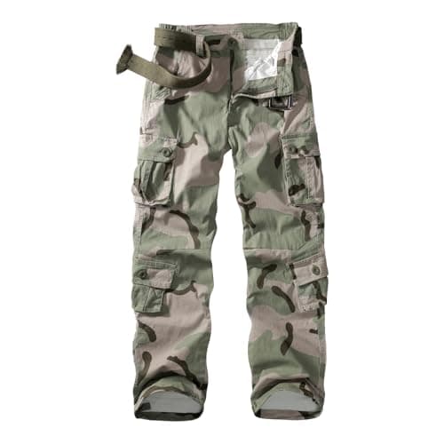 GSGGIG Womens Cargo Pants with Pockets Outdoor Casual Ripstop Camo Military Combat Construction Work Pants G2039G C68 Camo 10