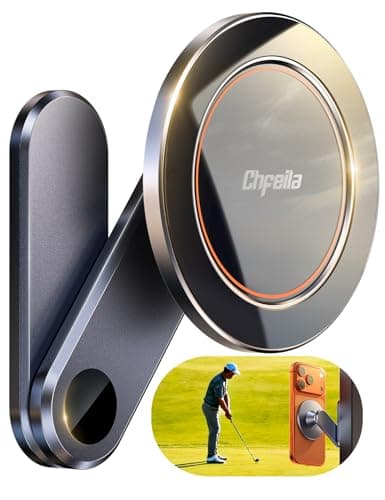 Chfeila Golf Cart Phone Holder Magnetic Mount [One Hand 360° Adjustable & 36X Strong Magnets] Golf Gifts for Men Dad Husband Fathers Day 2026, Golf Accessories for iPhone, Fits EZGO Yamaha Club Car