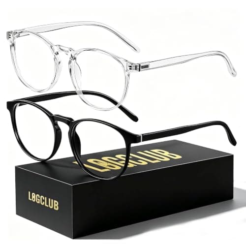 logclub 2 Pack Blue Light Glasses For Woman/Men
