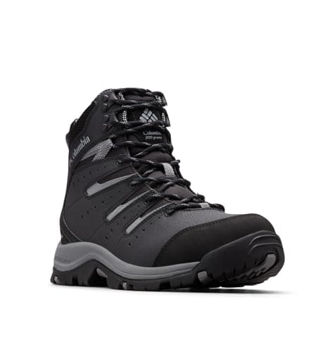 Columbia Mens Gunnison II Omni-Heat, Black/Titanium Grey Steel, 10